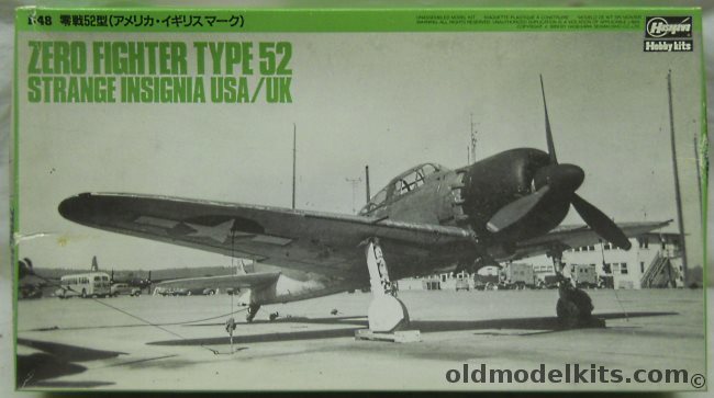 Hasegawa 1/48 Mitsubishi A6M5 Zero Fighter Type 52 - Strange Insignia USA / UK, SP10 plastic model kit